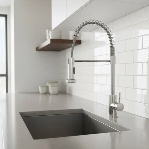 Monocomando De Cocina Pileta Con Extensible Gourmet