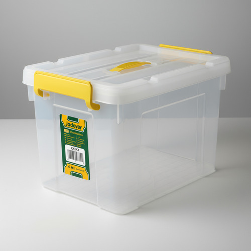 Contenedor Plástico Apilable Transparente 47l Jadever - Imagen 6
