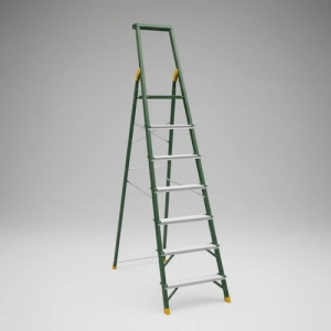 Escalera Aluminio 2.10 Met 7 Escalones 150kg Jadever