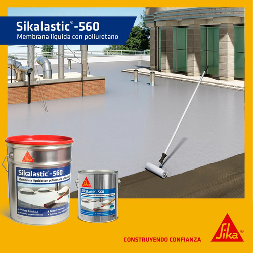 Sikalastic 560 Membrana Liquida Con Poliuretano 20 Kgs. - Imagen 2