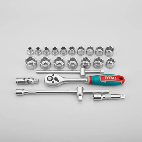 Set Juego 22 Dados Llave Crique Total 3/8'' Maletín Plástico - Imagen 5