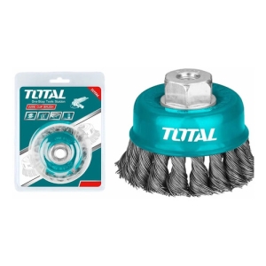 Cepillo De Alambre Trenzado Total - Para Amoladora - 75mm