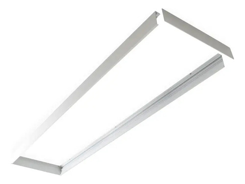 Marco De Aluminio Blanco 120x30 Y 60x60 Para Panel Led - Imagen 2