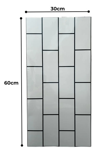 Pack 10 Placa Revestimiento Autoadhesivo 60x30cm Pared Promo - Imagen 5