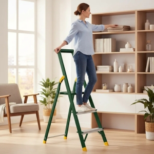 Escalera De Aluminio 3 Escalones Jadever Jdld1h03