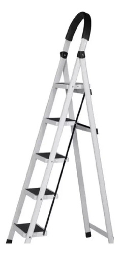 Escalera Metal Familiar Plegable Tijera 5esc 1.5m Hasta 150k - Imagen 4