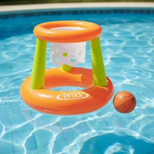 Inflable Juego Piscina Flotador Aro Basket Intex 58504