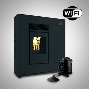 Calefactor Estufa Pellet Canalizable 11kw 120m2 Warm + Otros