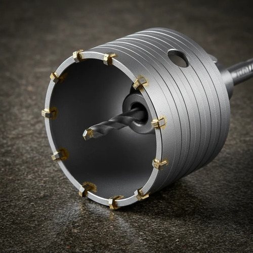 Mecha Copa Total 65mm Widia Sds Plus + Bastago 110 Mm - Imagen 5