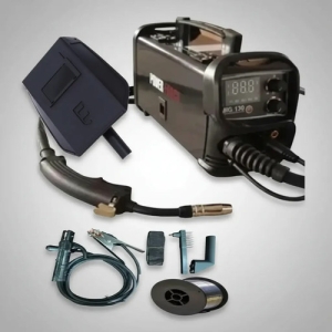 Kit Soldadora Y Careta Mig Mag Tig 130a Con Alambre Flux