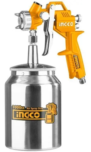 Pistola Pintar Succion Tacho Metal 1 Lt. 1.5mm Ingco Asg3101 - Imagen 3