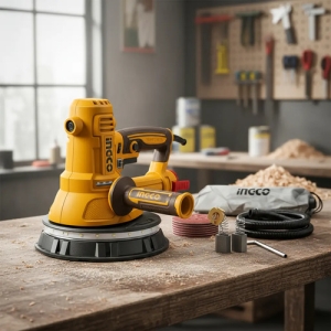 Lijadora De Yeso 850w 180mm 7 + Accesorios Ingco Dws10508