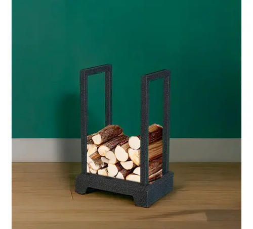 Soporte De Leña De Acero Metavila - Imagen 4