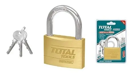 Candado De Bronce 30mm Total Tlk32302 Elsue - Imagen 2