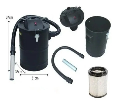 Aspiradora Cenizas 1000 W Estufas Leña - Pellet Parrillero - Imagen 7