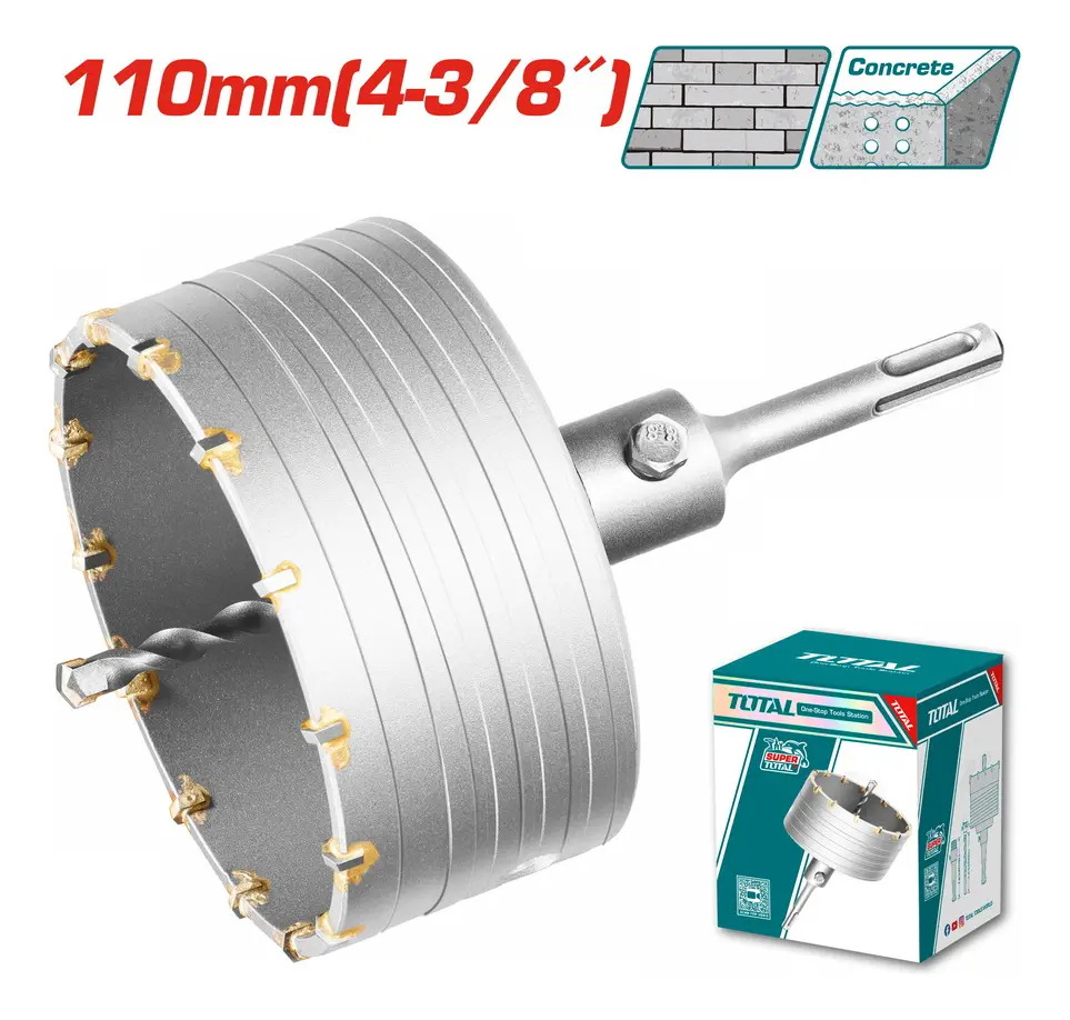 Mecha Copa Diamantada 110mm P/mamposteria Tac4301101 Total - Imagen 2