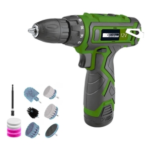 Atornilladora 12v Carga Usb + Kit De Limpiza De Tapizados