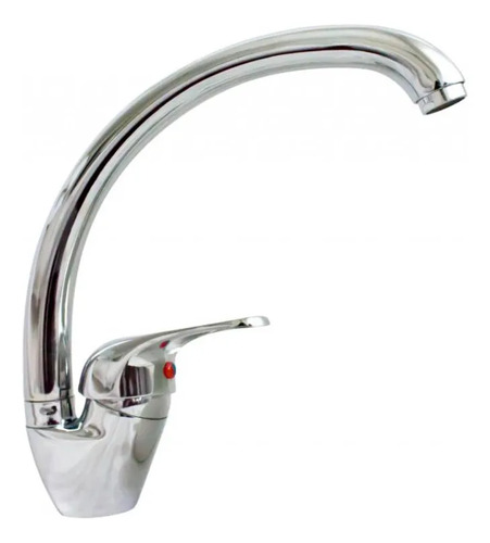 Monocomando De Cocina Mesada Acero Inoxidable - Imagen 2