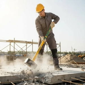 Marron Demoledor Jadever 4kg 900mm Mango De Fibra