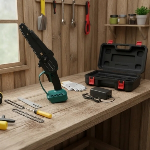 Mini Motosierra 21v 6 Pulgadas Con 1 Bateria Maletin