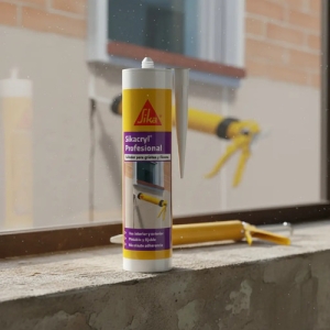 Sellador Sikacryl Profesional Grietas Cartucho X 280ml Sika