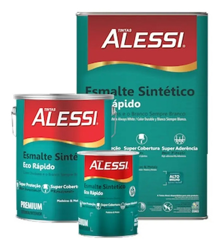 Esmalte Sintético Brillante Int/ext Base Agua Alessi 0.9 Lts - Imagen 4