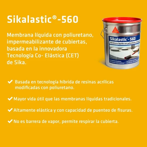 Sikalastic 560 Membrana Liquida Con Poliuretano 20 Kgs. - Imagen 4