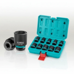 Set Juego De 10 Dados De Impacto Total Encastre 1/2''