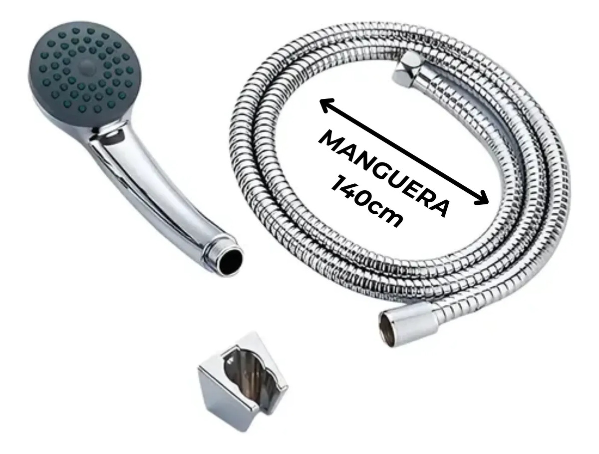 Repuesto Duchero Telefono Baños Ducha Con Manguera 1,4m - Imagen 3