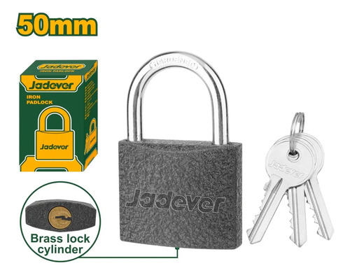 Candado De Hierro 50mm Jadever Jdpd5550 - Imagen 3