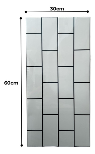 Pack 10 Placa Revestimiento Autoadhesivo 60x30cm Pared Promo - Imagen 7
