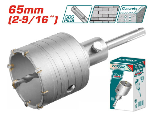 Mecha Copa Total 65mm Widia Sds Plus + Bastago 110 Mm - Imagen 4