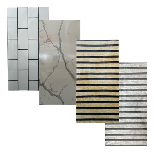 Pack 10 Placa Revestimiento Autoadhesivo 60x30cm Pared Promo - Imagen 8