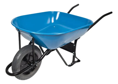 Carretilla 130kg Rueda Inflable Pala Palear Acero Universal - Imagen 2