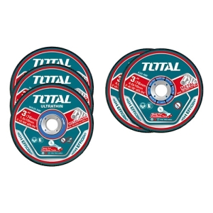 Set 5 Discos Corte Y Debaste 3 76mm Mini Amoladora Total