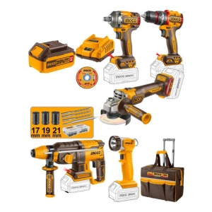 Kit Brushless Motor C/bate/carg Bolso Y Acc Ingco Ckli2059