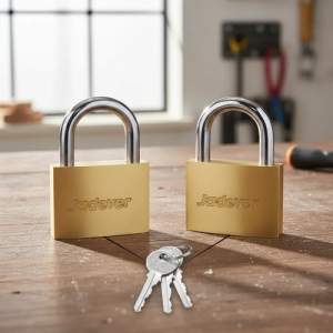 Set 2 Candados De Bronce 40mm Jadever Jdpdt442
