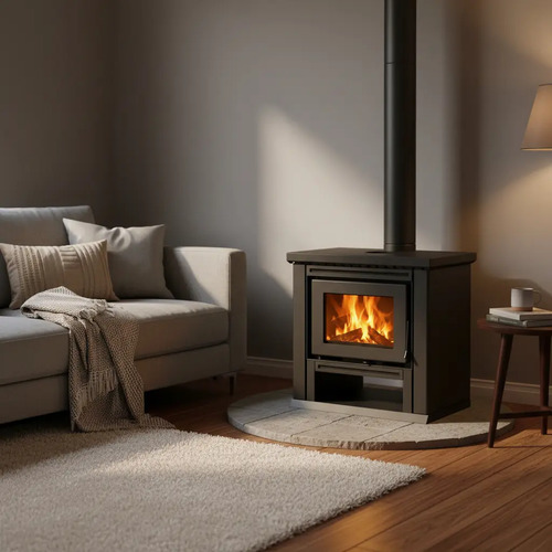 Calefactor Leña Ecologico Doble Combustion Monarch 140 Mt2 - Imagen 4