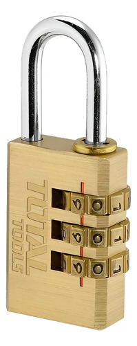 Candado De Bronce 30mm Con Combinacion Total Tbck37303 - Imagen 5