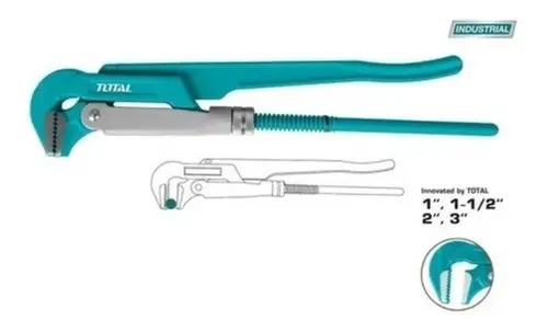 Llave Para Caño Sueca Stilson Ajustable Total 1 1/2 Pulgadas - Imagen 3