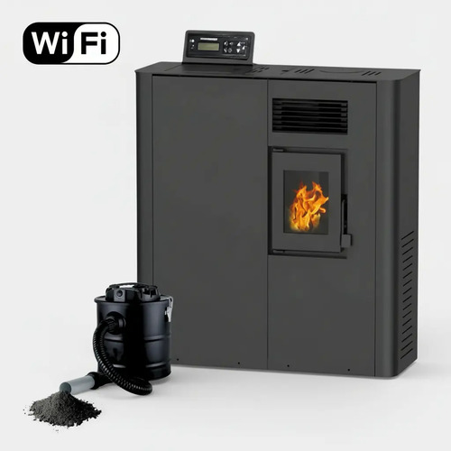 Calefactor Estufa Pellet 5kw 60m2 De Pasillo Warm + Regalo - Imagen 2