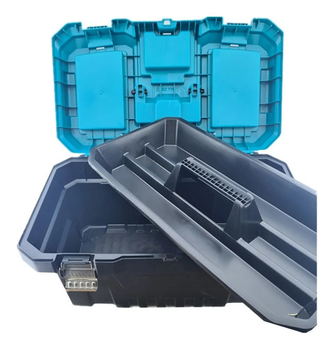 Caja Porta Herramientas Plástico 20 Broche Metal Total - Imagen 3
