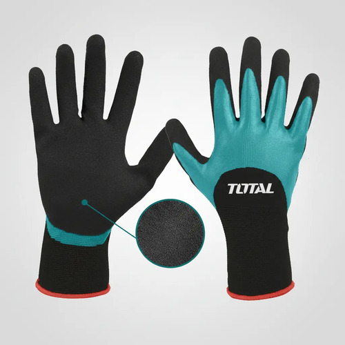 Guantes De Trabajo Con Nitrilo Anti Deslizante Total Tspnf01 - Imagen 6