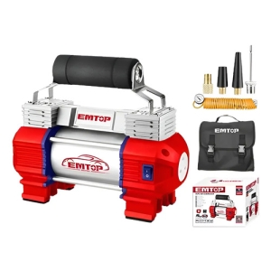 Inflador Compresor 12v 120psi Para Autos Emtop