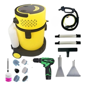 Combo Lava Tapizados Alfombras 1200w 4en1 Atornilladora 12v