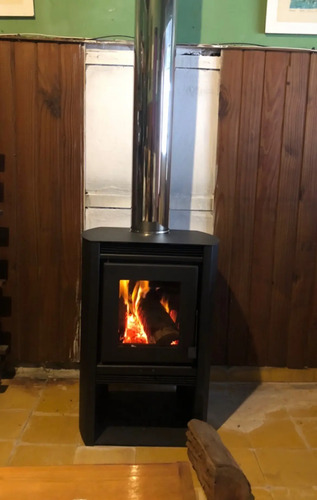 Calefactor Ecológico Leña Doble Combustión 690gf + Kit Caño - Imagen 8