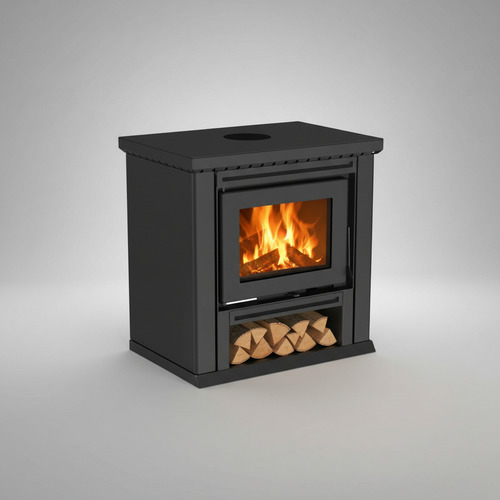 Calefactor Leña Ecologico Doble Combustion Monarch 140 Mt2 - Imagen 6