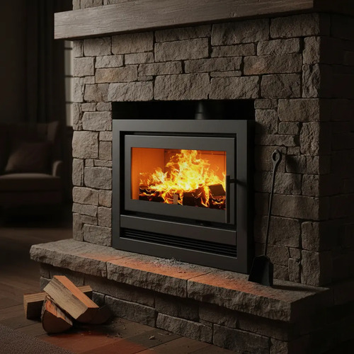 Calefactor Ecologico Metavila 900ins Inserto 900mm 115mt2 - Imagen 2