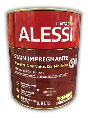 Protector Madera Hidrorepelente Antihongos Alessi 3.6 Lts - Imagen 5