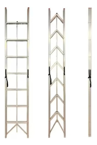 Escalera Aluminio Plegable Multiproposito 5 Esc 1.5m 150kg - Imagen 4